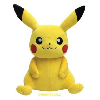 (ลิขสิทธิ์แท้ ส่งฟรี) 36 นิ้ว ปิกาจู Pikachu โปเกม่อน Pokemon ปิกะจู พิคาชู ตุ๊กตา