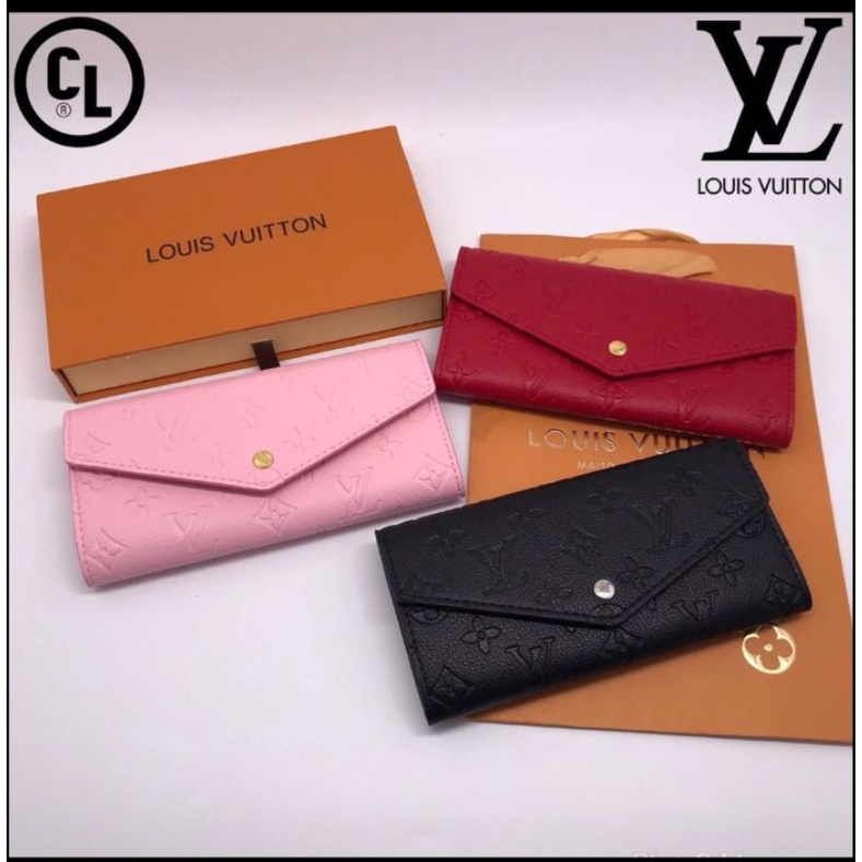 กระเป๋าสตางค์ใบยาว-สไตล์หลุยส์-louis-vuitton-หลุยส์เกรดพรีเมี่ยม-กระเป๋าสตางค์แบบพับ-พร้อมกล่องแบรนด์