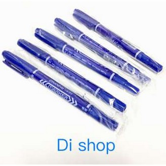 di-shop-ปากกาเขียนแผ่นซีดี-2-หัว-ชุด-5-ด้าม-สีน้ำเงิน-สีเข้ม-ติดทนนาน