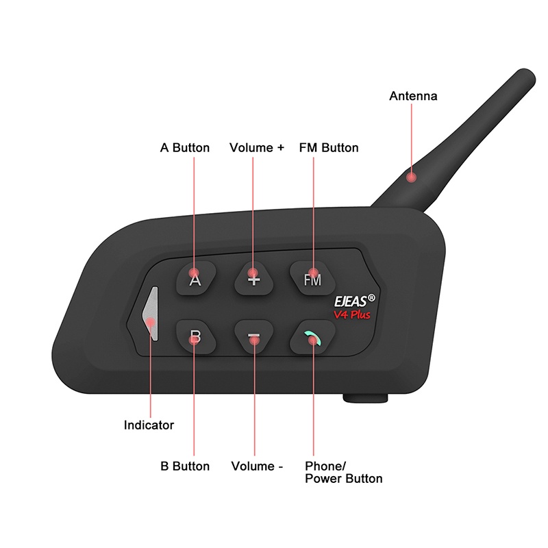 ejeas-v4-plus-ชุดหูฟังบลูทูธ-5-1-4-กันน้ํา-สําหรับหมวกกันน็อครถจักรยานยนต์-shoei-agv-kyt-yamaha-honda-forza-250-1-แพ็ค