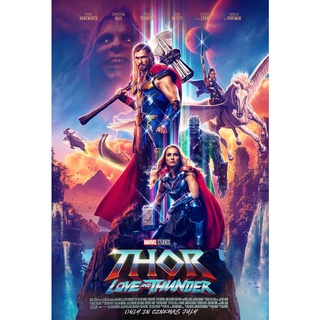 โปสเตอร์ หนัง ธอร์ ด้วยรักและอัสนี Thor Love and Thunder (2022) POSTER 24”x35” นิ้ว Superhero Marvel Chris Hemsworth