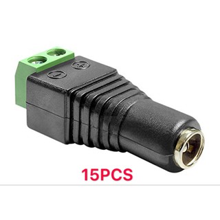 สินค้า Connector CCTV หัวJack DC ตัวเมีย-Power Adapter for CCTV สำหรับต่อสายไฟเลี้ยงกล้อง หรือ ไฟ LED จำนวน 10-60 หัว