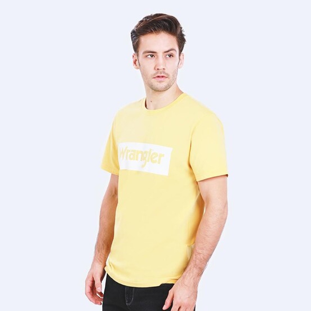 s-5xl-wrangler-เสื้อยืดแขนสั้น-รุ่น-wr-s171r202-regular-core-basic-yellow-แรงเลอร์-เสื้อผ้าผู้ชาย-เสื้อยืด