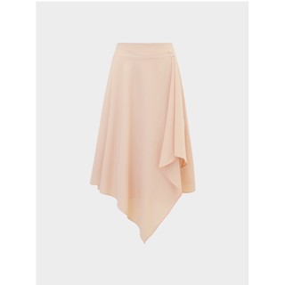 ‼️NEW‼️ POMELO : Side Single Button Asymmetric Skirt สีพีช &gt;&gt; สินค้าใหม่ ป้ายห้อยค่า !!