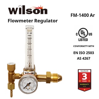 เกจ์อาร์กอน/เกจ์ปรับแรงดันแก๊ส Argon Wilson FM-1400-25FL/AR สำหรับอุตสาหกรรมทั่วไปมาตรฐาน USA