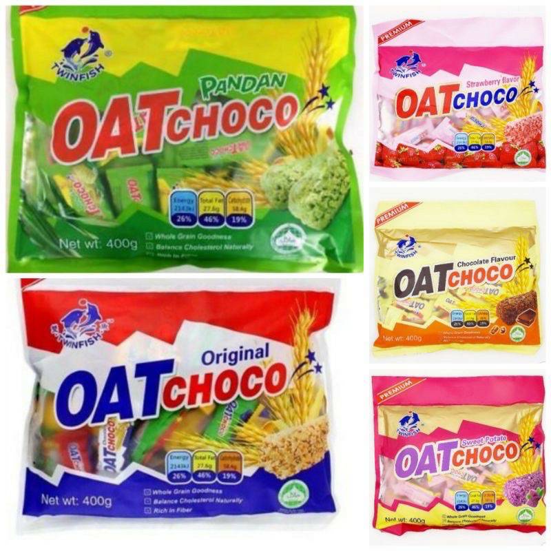 ข้าวโอ็ดอัดแท่ง-oat-choco-400กรัม