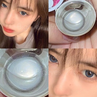 ✨ Blue คอนแทคเลนส์ สีฟ้า ขนาดตาโต (Bigeyes) ☀️กรองแสง uv ✔️เลนส์แท้จดทะเบียนถูกต้อง (บิ๊กอาย คอนแทคเลนส์ Bigeye