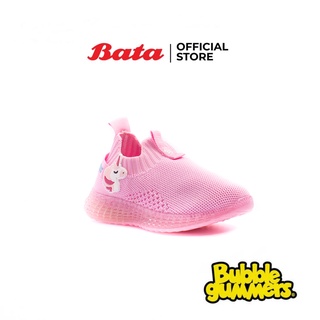 Bata บาจา ยี่ห้อ Bubble Guumers รองเท้าผ้าใบเด็ก สนีคเกอร์แฟชั่น ช่วงอายุ 2-3 ปี สำหรับเด็กผู้หญิง รุ่น Hope สีชมพู 1595032