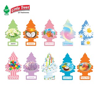 [ของแท้ 100%] Little Trees แผ่นน้ำหอมปรับอากาศ หอมยาวนานสูงสุด 45 วัน ขายดีอันดับ 1 ในอเมริกา (10 กลิ่นหอมหวาน)