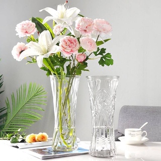 ภาพหน้าปกสินค้า[rtns shop]แจกันแก้วใสขนาดกลางและขนาดใหญ่ แจกันดอกไม้ไฮโดรโปนิกส์ แจกันคริสตัล กระถาง (ราคาต่อ 1 ใบ) ที่เกี่ยวข้อง