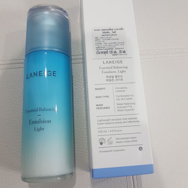 Laneige Balancing Emulsion Light | Shopee Thailand