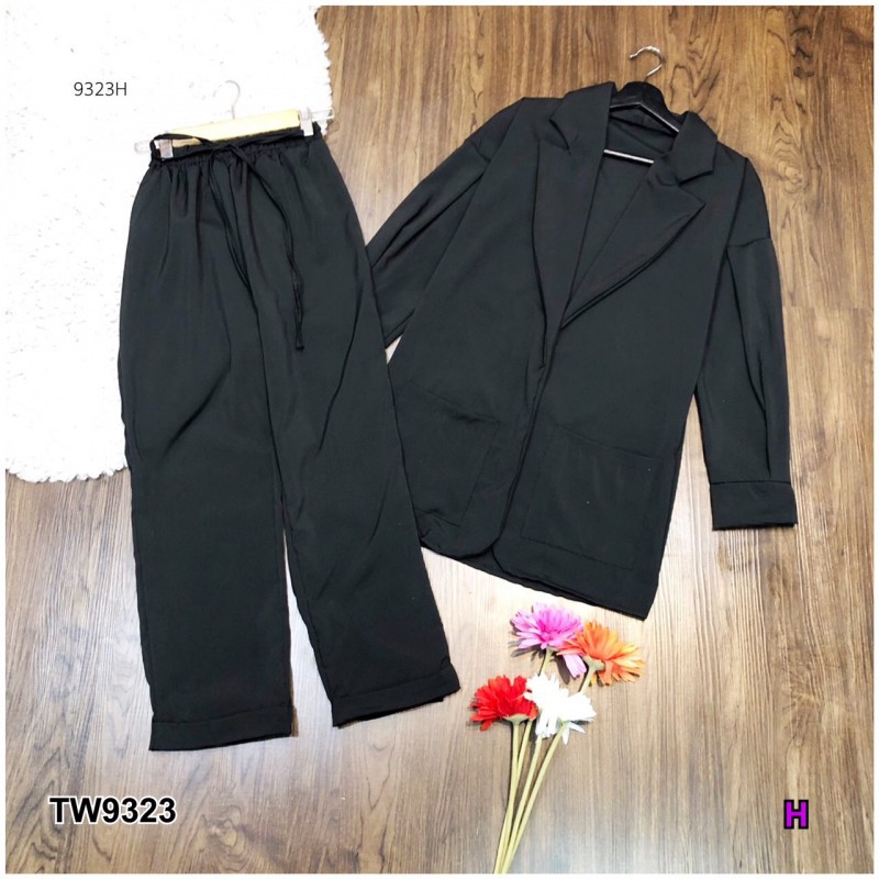 set-เสื้อคลุม-กางเกงขายาว-tw9323
