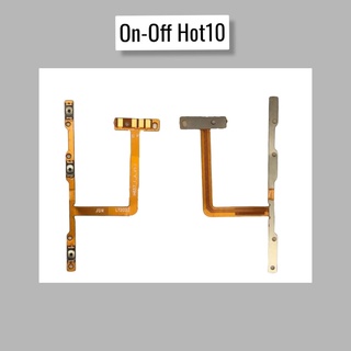 On-Off Hot10 แพรเปิด-ปิดHot10 on-off Infinix Hot10 สินค้าพร้อมส่ง