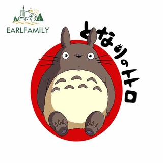 Earlfamily สติกเกอร์ ลายกราฟฟิตี้ Totoro 13 ซม. x 11.8 ซม. สําหรับตกแต่งรถยนต์