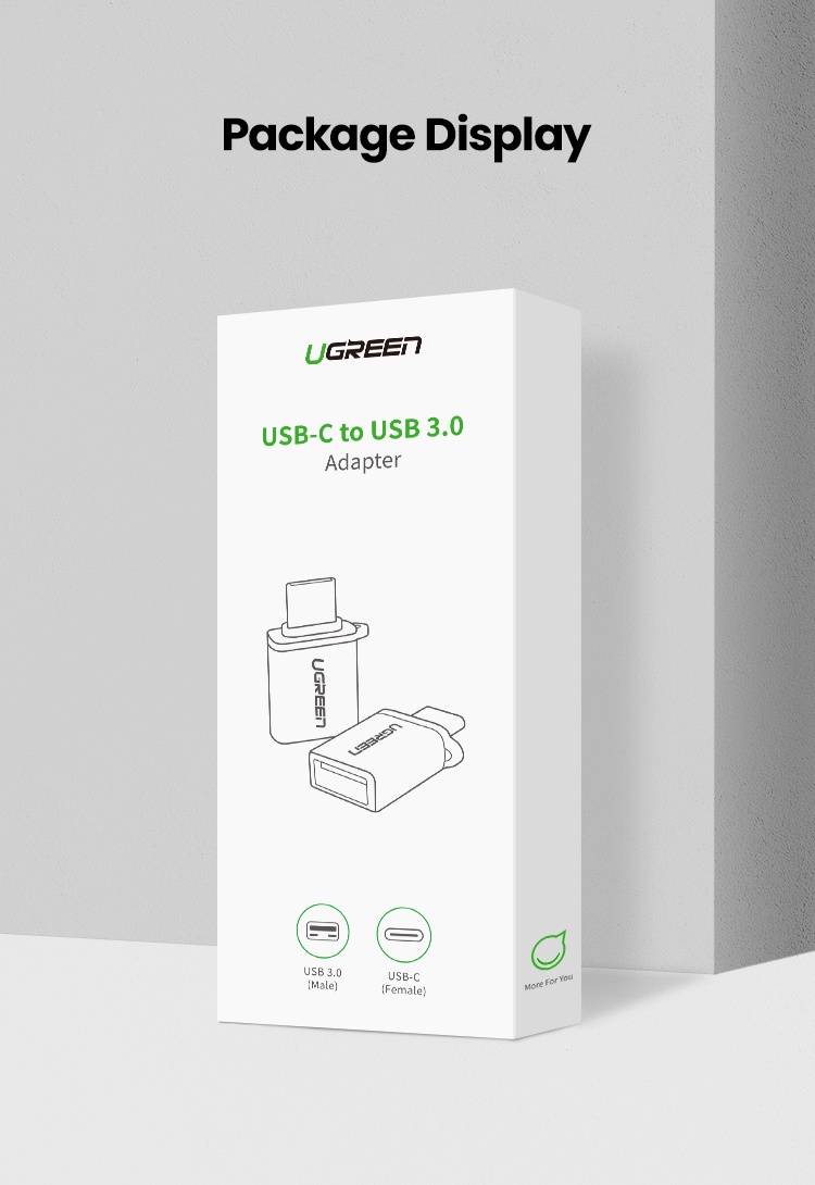 รายละเอียดเพิ่มเติมเกี่ยวกับ Ugreen อะแดปเตอร์ USB 3.1 Type C เป็น USB 3.0 C OTG สําหรับ Samsung Galaxy Huawei Mate Google Gopro Oneplus Htc Macbook