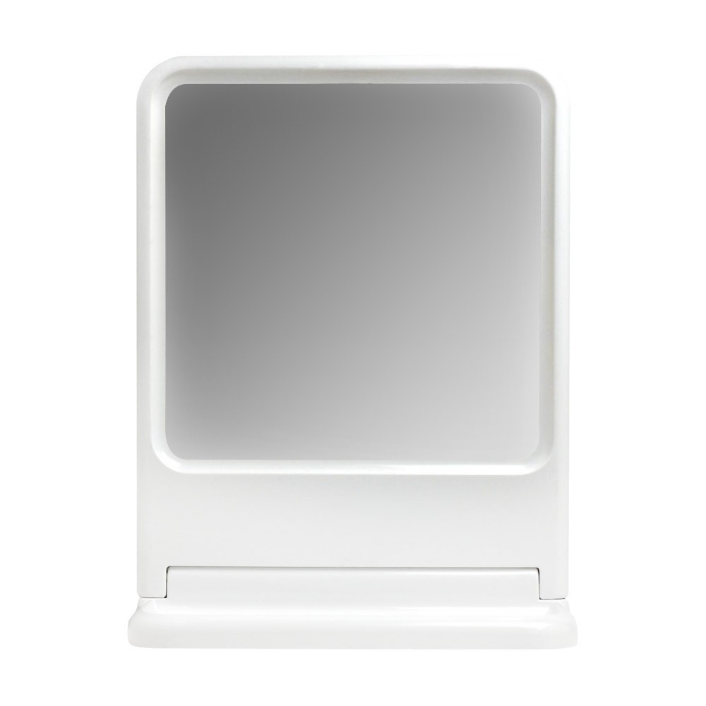 pixo-กระจกเงาแบบเหลี่ยม-ms01-สีขาว