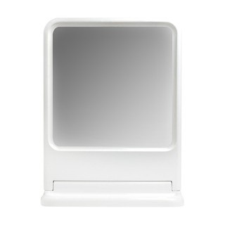 PIXO กระจกเงาแบบเหลี่ยม MS01 สีขาว