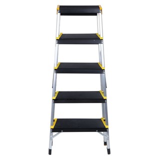 2-WAY/5-STEP STEP LADDER MATALL BLACK/YELLOW บันได 2 ทาง 5 ขั้น  สีดำ/สีเหลือง บันไดทรงA บันได เครื่องมือช่างและฮาร์ดแวร