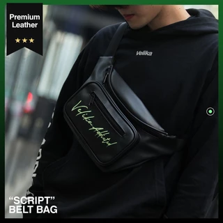 กระเป๋าคาดอก "Script" Belt Bag (Glow in the dark) | Velika