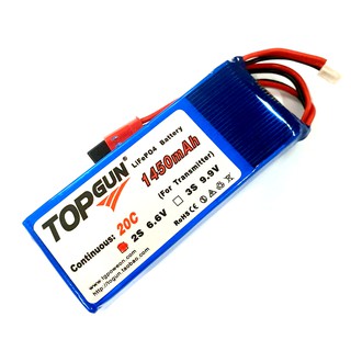 ภาพหน้าปกสินค้าแบตรีโมท แบตเตอรี่life TopGun 1450mah 6.6V ที่เกี่ยวข้อง