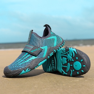 รองเท้าเดินชายหาด พื้นนิ่ม ระบายอากาศ ใส่สบาย เหมาะกับเดินชายหาด สําหรับเด็ก เดินป่า ล่องแก่ง