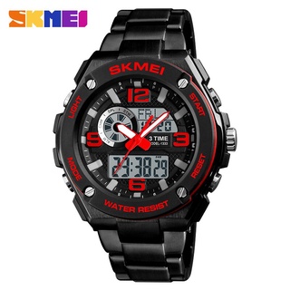 SKMEI Fashion Watch Men Chronograph Watches 5Bar Waterproof Alarm Clock Dual Display Wristwatches relogio masculino 1333