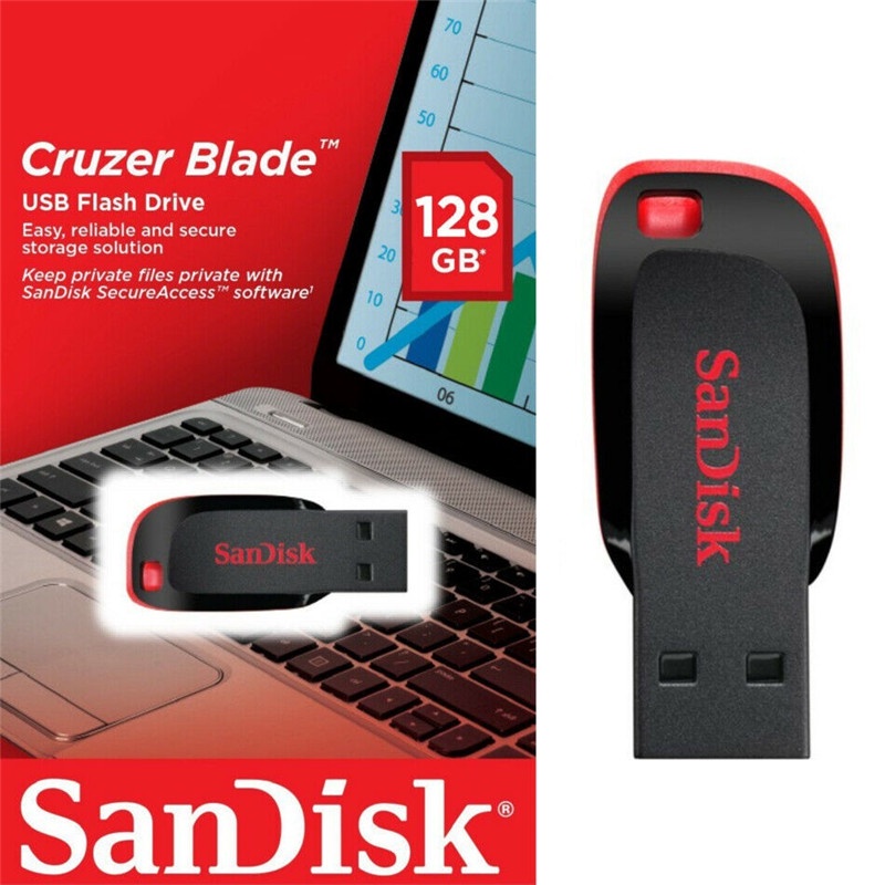 ไดรฟ์ปากกา-sandisk-usb-8gb-128gb-256gb-512gb-1tb-2tb-cruzer-blade-2-0-flash-drive-memory-stick-adapter-bluey