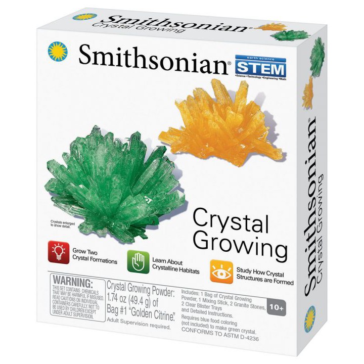 Smithsonian ของเล่นวิทยาศาสตร์ Micro Crystal Growing | Shopee Thailand