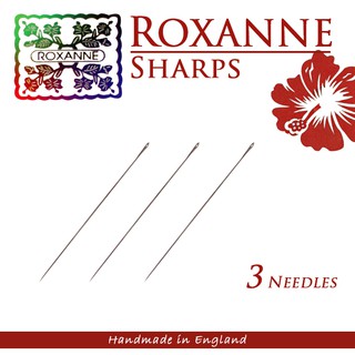 สินค้า เข็มเย็บผ้าปลายแหลมคม เข็มงานผ้าอเนกประสงค์ Made in England ของ Roxanne Sharps Needles แบ่งขาย 3เล่ม (รหัสRoxanne0003_1)
