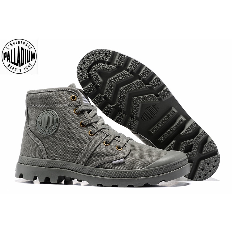 100-original-palladium-dark-grey-martin-boots-mens-and-womens-canvas-shoes-39-45