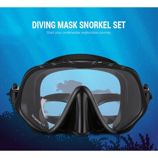 สินค้า WHale MK1000 แว่นตานิรภัยสำหรับดำน้ำซิลิโคนสำหรับผู้ใหญ่พร้อมด้วยวิสัยทัศน์ที่ดี