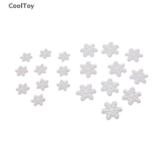 Cooltoy เกล็ดหิมะเรซิ่น สีขาว 10/30 ชิ้น