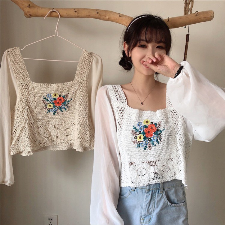 เสื้อผ้าแฟชั่นพร้อมส่ง-เสื้อใส่ๆน่ารักเย็นๆ-มาใหม่ๆแขนยาว