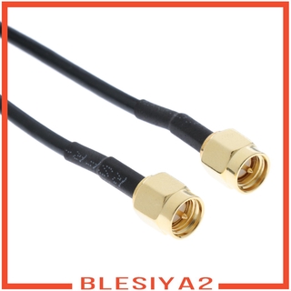 ( Blesiya 2 ) Rp Sma Male To Male อุปกรณ์หัวจีบเชื่อมต่อสายเคเบิ้ล Rg 174 Coax