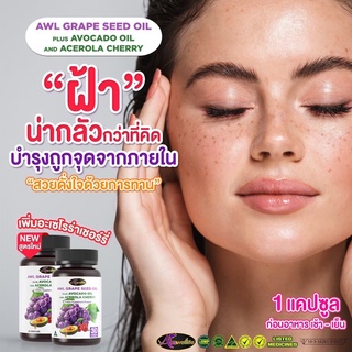 ภาพขนาดย่อของภาพหน้าปกสินค้าGrapeSeed เมล็ดองุ่นสกัดเข้มข้น ลดเลือนริ้วรอย ฝ้า กระ จุดด่างดำ เส้นเลือดขอด(ส่งฟรี) จากร้าน ninenustore บน Shopee ภาพที่ 5