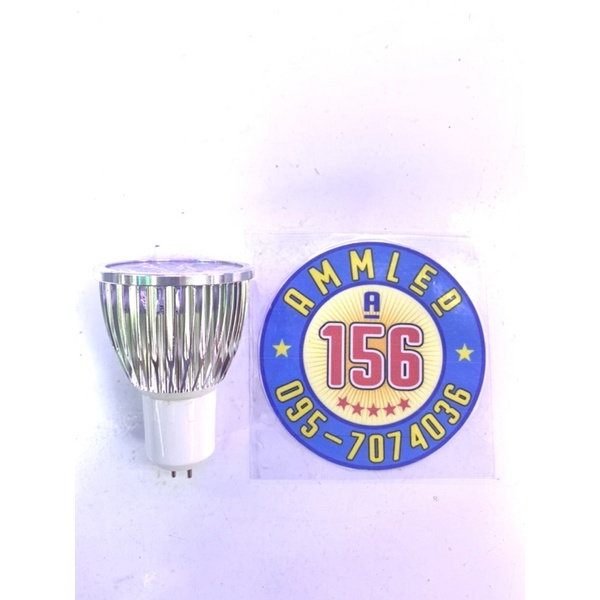 หลอดไฟ-หลอดไฟบ้าน-รุ่น-gu5-3-5w-220v-สีวอมไวท์-ขายเป็นอันคะ