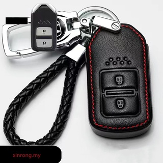 สินค้า Honda City / Accord / CRV brv fit shuttle civicKeyless / Key Less / Smart Entry Leather Key Cover / Pust Start Remote Case