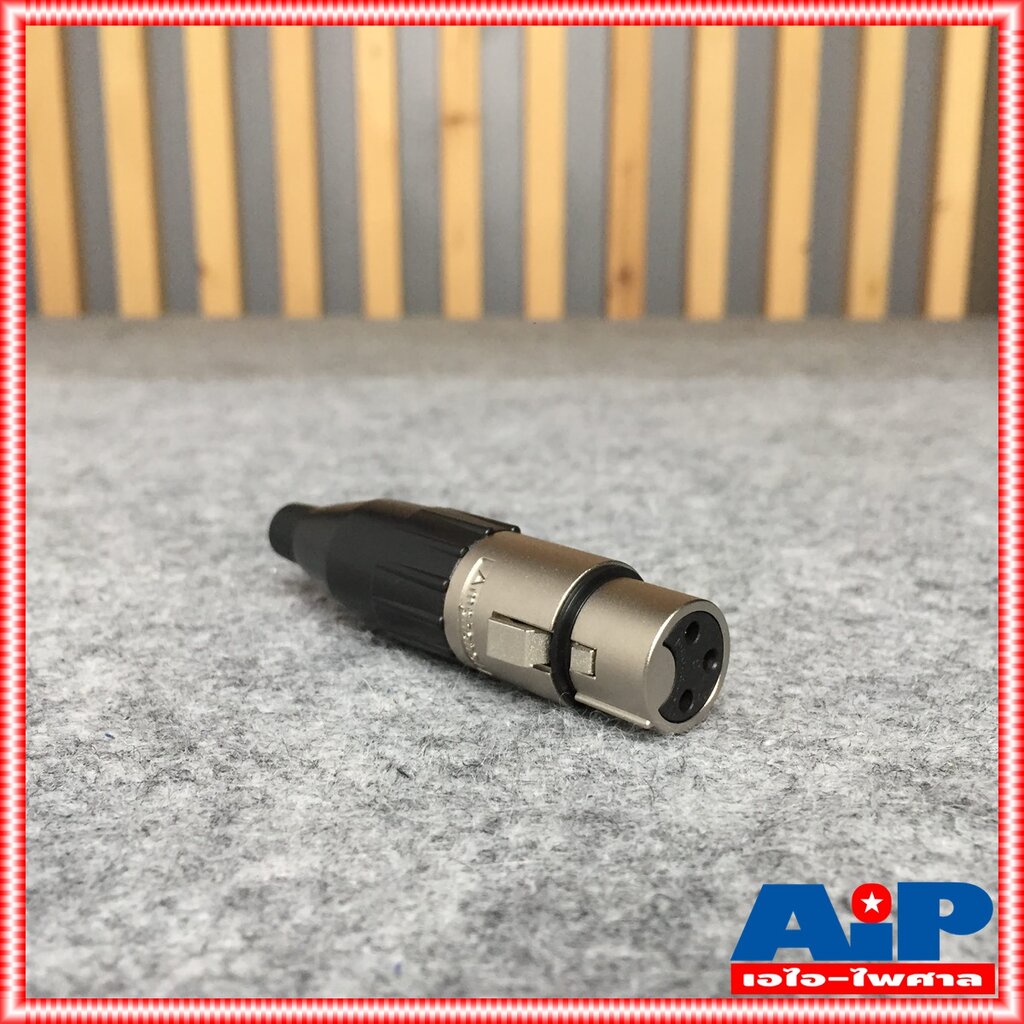 xlr-ตัวเมีย-ac3f-amphenol-xlrเมีย-หัวแจ็ค-female-connector-แจ็คแคนนอน-แคนนอนตัวเมีย-cannon-ac3fเมีย-เอไอ-ไพศาล