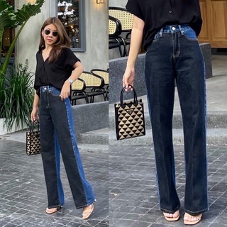 สินค้า Jeans กางเกงยีนส์เกาหลีฟอกสี 2 ด้าน สวยเก๋ไม่ซ้ำใคร