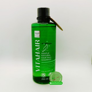 VITARA VITAHAIR GENTLE NATURAL HAIR FALL SHAMPOO 250ML แชมพูสมุนไพรทางการแพทย์ สำหรับผมบาง หลุดร่วงง่าย