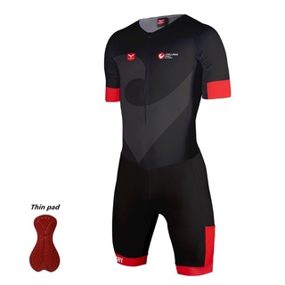 Taymory pro ชุดจั๊มสูท ไตรกีฬา วิ่ง ปั่นจักรยาน สีขาว สําหรับผู้ชาย