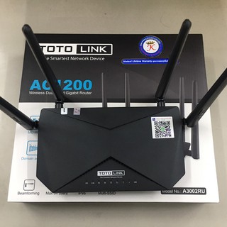 ภาพหน้าปกสินค้าRouter TOTOLINK (A3002RU V.2) Wireless AC1200 Dual Band Gigabit (Lifetime Forever) ที่เกี่ยวข้อง