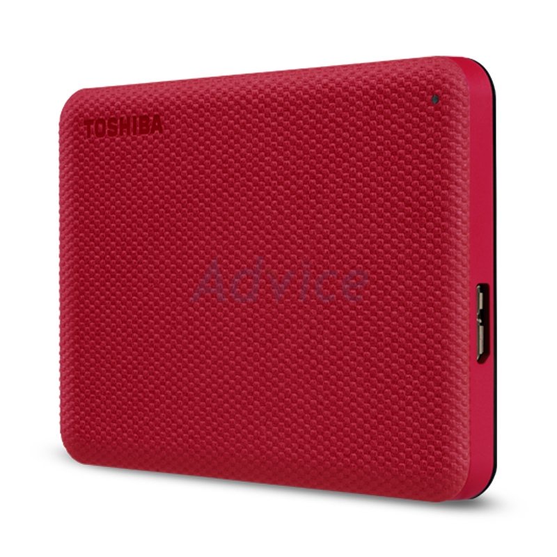 hard-disk-external-4-tb-ext-hdd-2-5-toshiba-canvio-advance-red-hdtca40ar3ca-free-toshiba-pouch-bag-มูลค่า-390-บาท