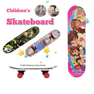 สเก็ตบอร์ด Skateboards ขนาด80*15*8cm สเก็ตบอร์ดราคาถูกๆ เมเปิ้ลเกรดเอ ทนทานไม่แตกง่าย สเก็ตบอร์ดแฟชั่น สเก็ตบอร์เด็ก