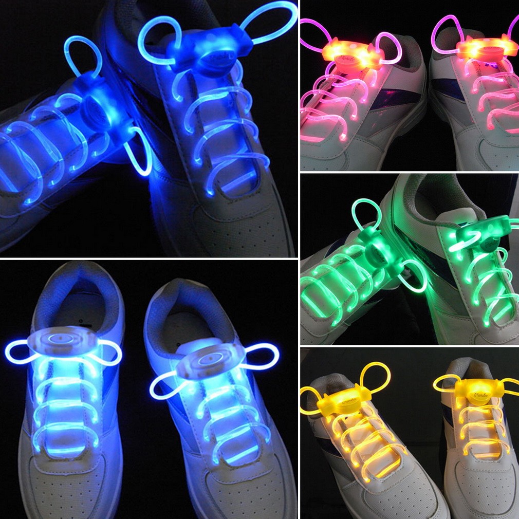 ราคาและรีวิวเชือกรองเท้ามีไฟ LED พร้อมแบตเตอรี่