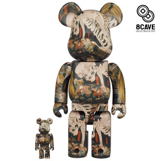 BE@RBRICK Utagawa Kuniyoshi  400% & 100% มือ 1 พร้อมส่ง MEDICOM TOY BEARBRICK 8CAVE Collectibles&Toys