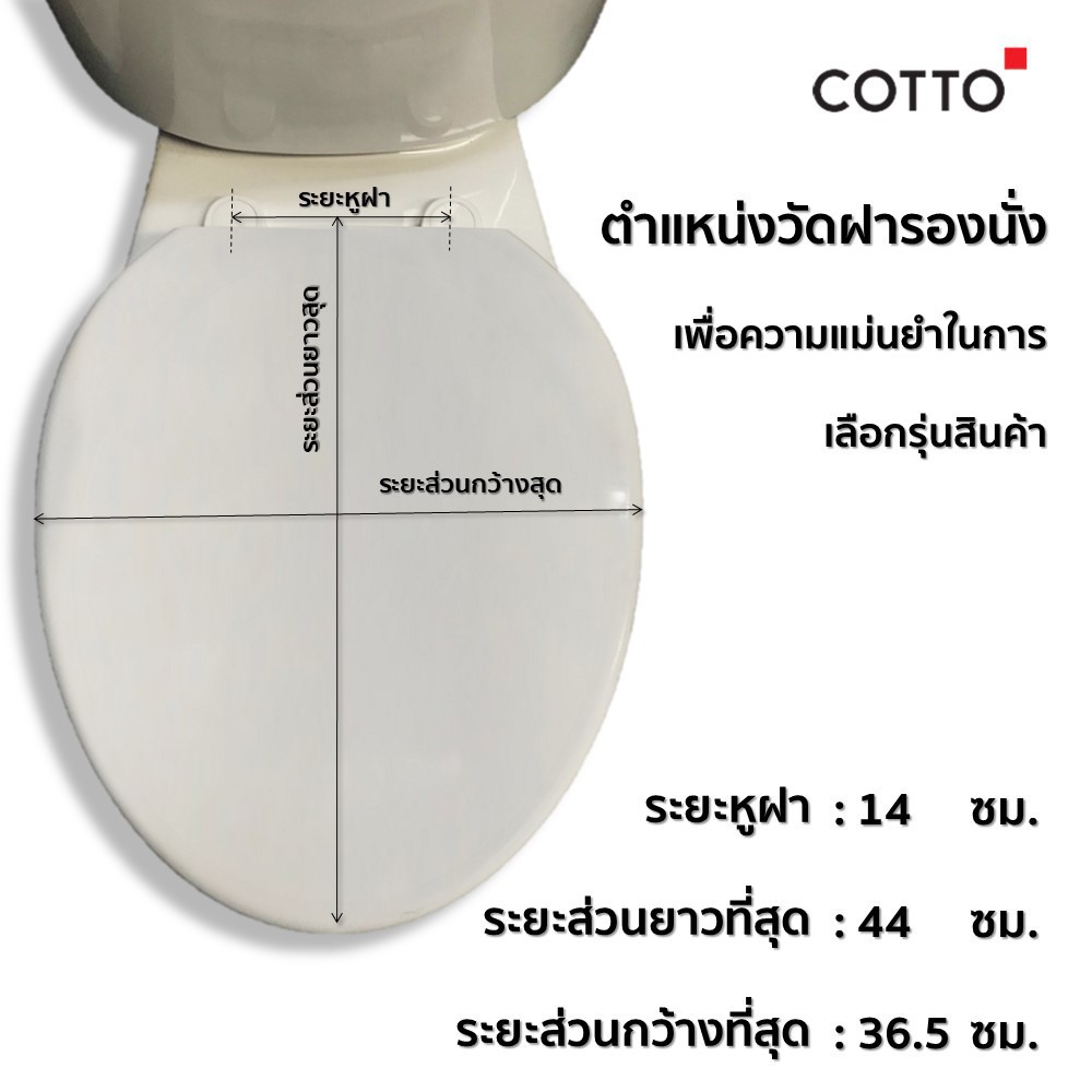 01-06-cotto-c90055-ฝารองนั่งปิดเเบบนุ่มนวล-round-bowl-soft-close