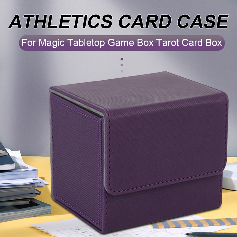 SideLoading Card Box for Mtg Yugioh Card Holder 100+,Purple Shopee