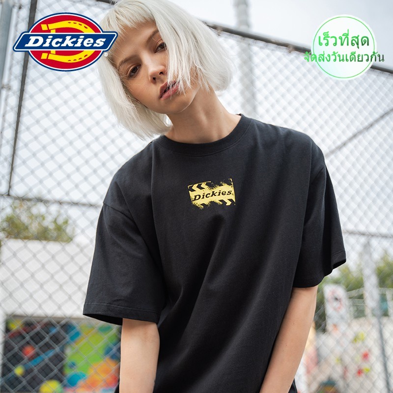 dickies-เสื้อยืดแขนสั้นพิมพ์ลาย-dickies-เสื้อคู่รัก