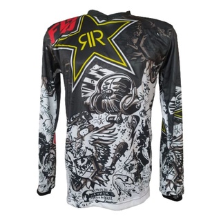 เสื้อกีฬาแขนสั้น ลายทีมผจญภัย Atm Jersey Trail Motocross Adventure Bike Cross Mx สีดํา สีขาว 26